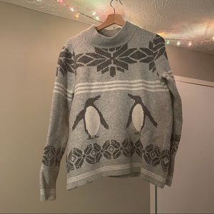 Penguin turtleneck sweater
